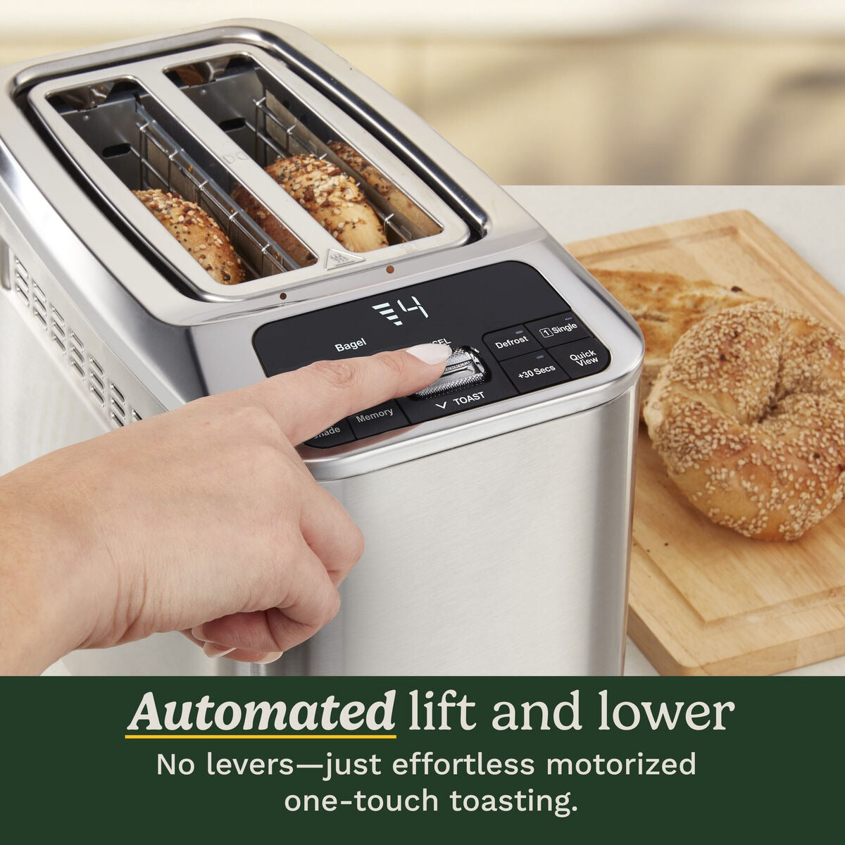 2-Slice Motorized Digital Toaster
