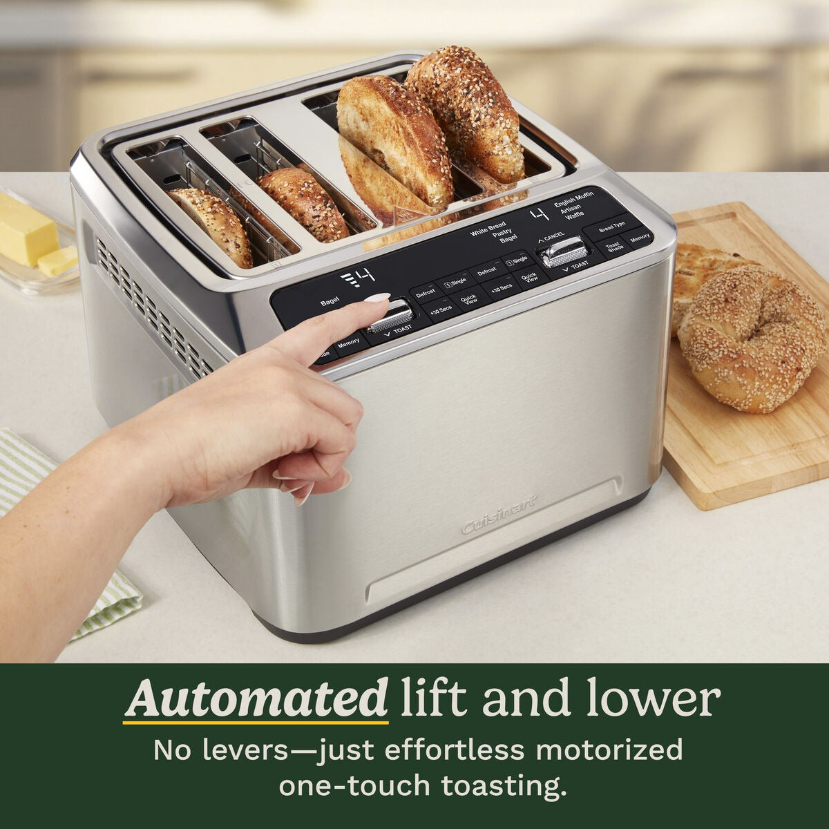 4-Slice Motorized Digital Toaster
