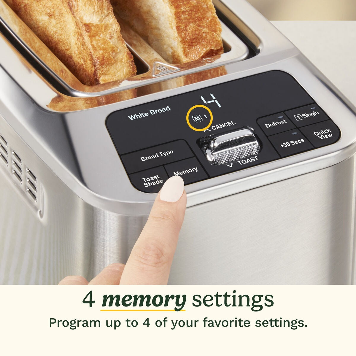 2-Slice Motorized Digital Toaster