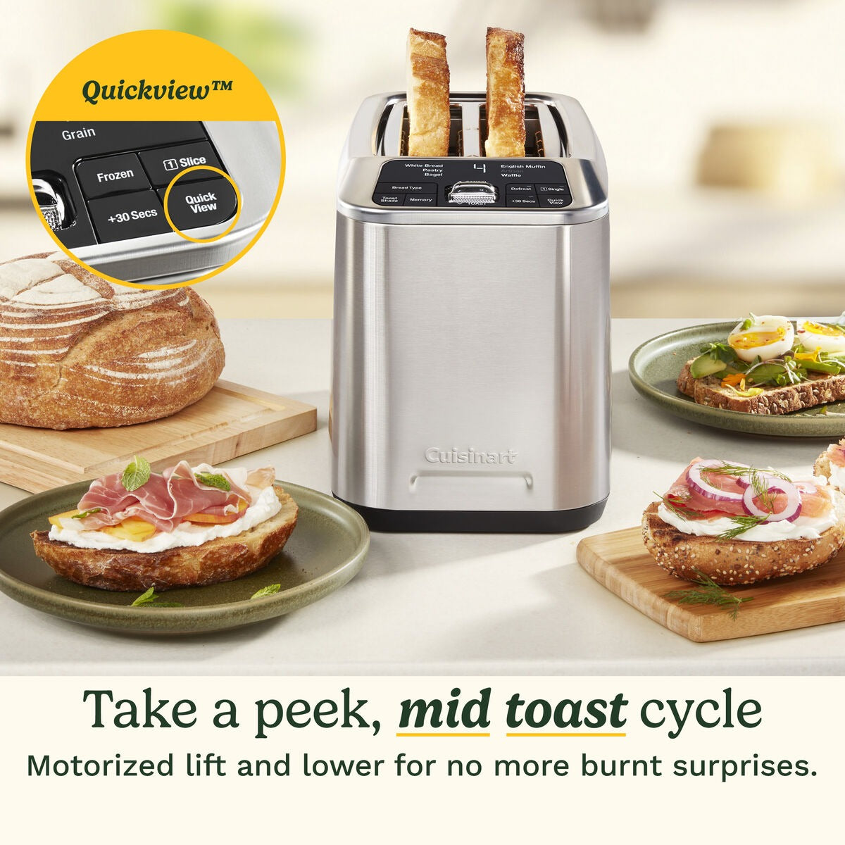 2-Slice Motorized Digital Toaster