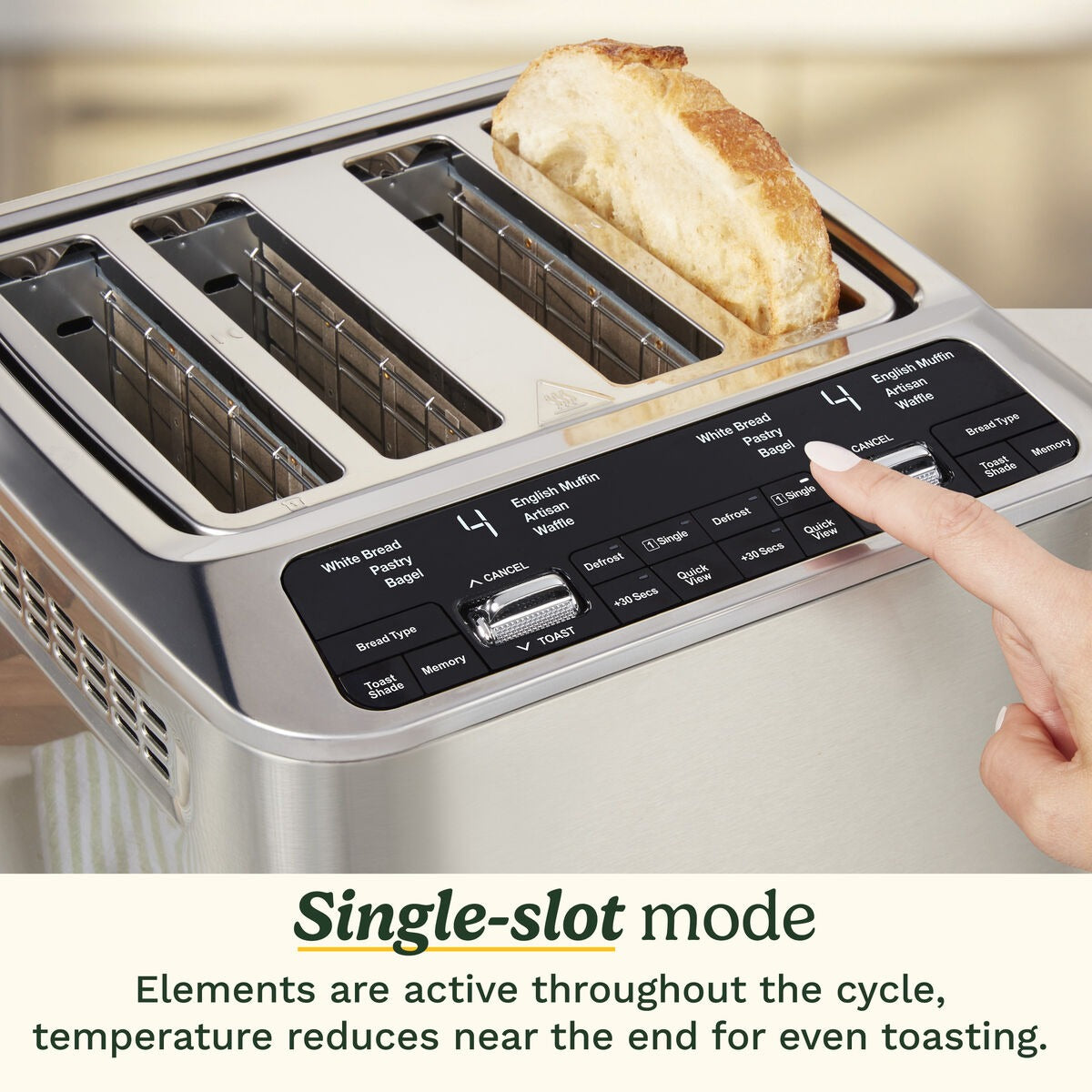 4-Slice Motorized Digital Toaster