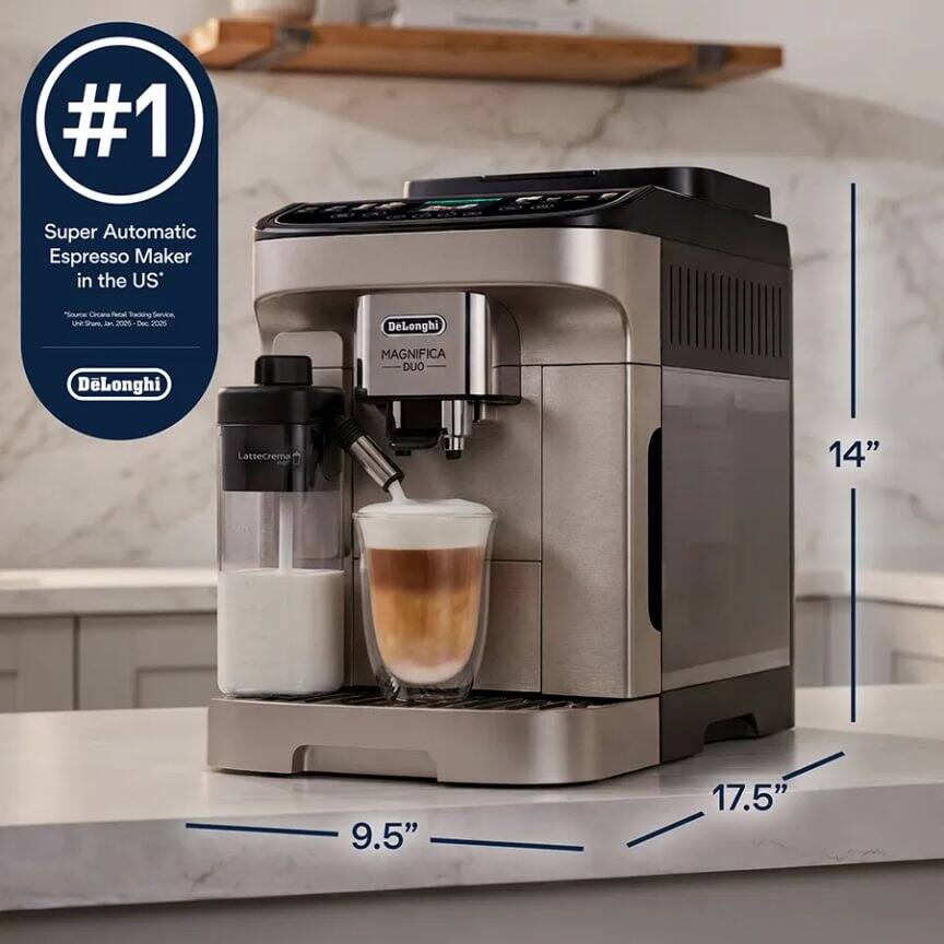 Magnifica Duo Fully Automatic Espresso Machine