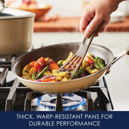Rachael Ray Cook &amp; Create 11-Piece Enameled Aluminum Cookware Set