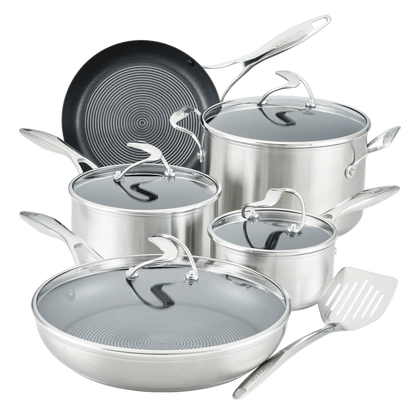 Circulon SteelShield 10-Piece Stainless Steel Nonstick Cookware Set