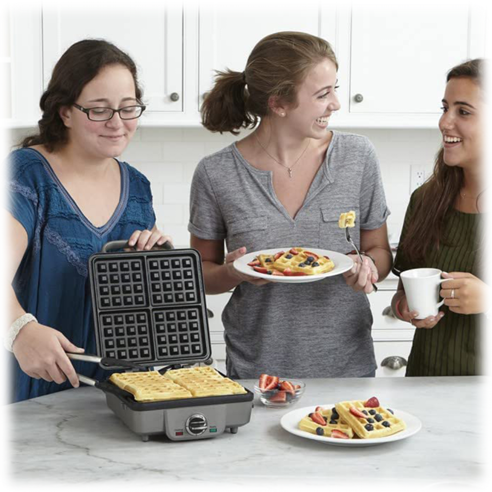 Cuisinart Belgian Waffle Maker with Removable Plates