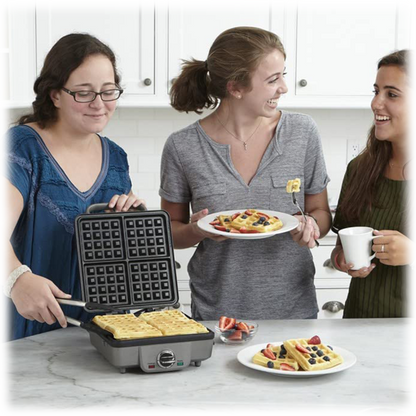 Cuisinart Belgian Waffle Maker with Removable Plates
