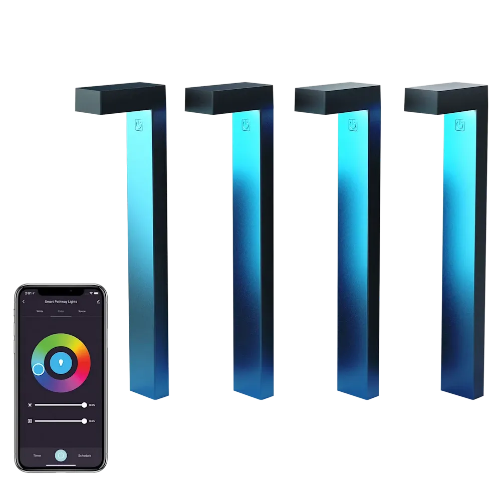 Pack: Atomi Smart Wi-Fi Platea Outdoor Pathway Lights