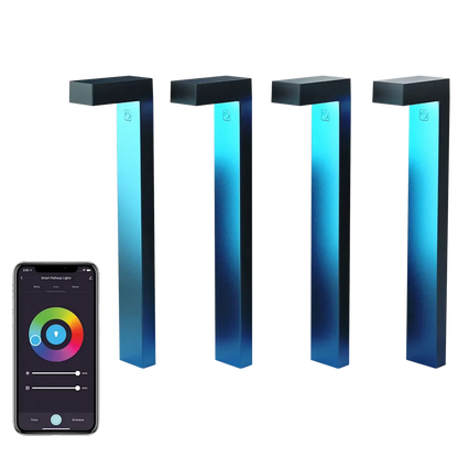 Pack: Atomi Smart Wi-Fi Platea Outdoor Pathway Lights