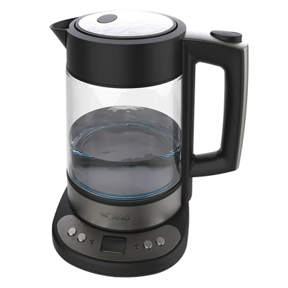 SOLAC Aroa Premium Adjustable Temperature Cordless Glass Kettle