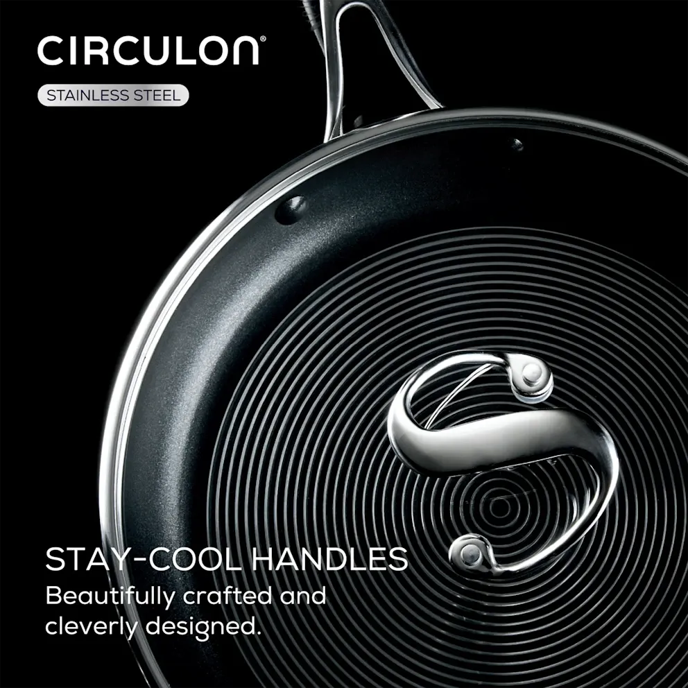 Circulon SteelShield 10-Piece Stainless Steel Nonstick Cookware Set