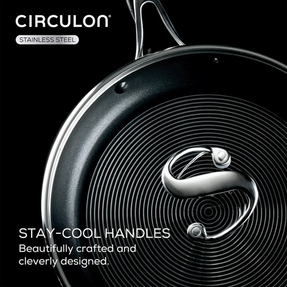 Circulon SteelShield 10-Piece Stainless Steel Nonstick Cookware Set