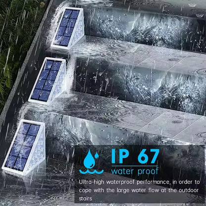 6-Pack: Infinite Basics Triangle Solar LED Step Lights
