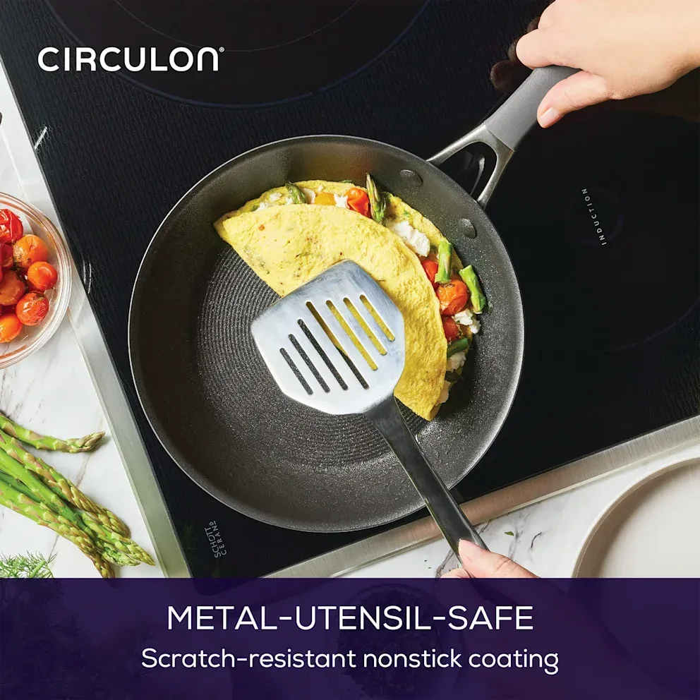 Circulon 8-Piece A1 ScratchDefense Nonstick Cookware Set