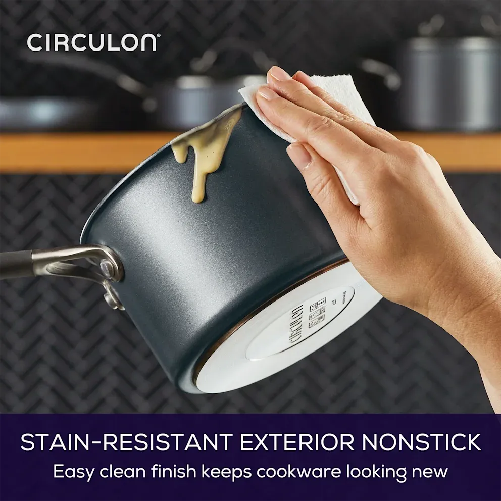 Circulon 8-Piece A1 ScratchDefense Nonstick Cookware Set
