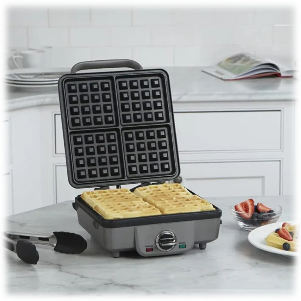 Cuisinart Belgian Waffle Maker with Removable Plates
