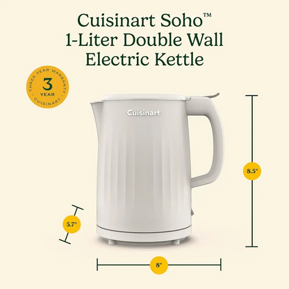 Cuisinart Soho 1-Liter Double-Wall Electric Kettle
