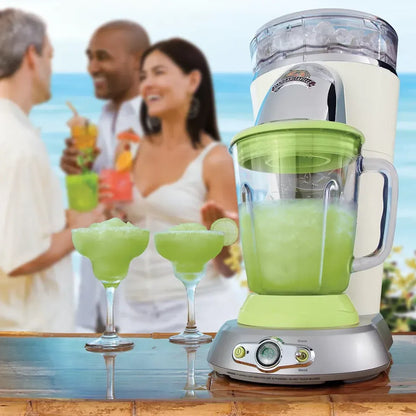 Margaritaville Bahamas Frozen Concoction Maker, Off White &amp; Lime Green