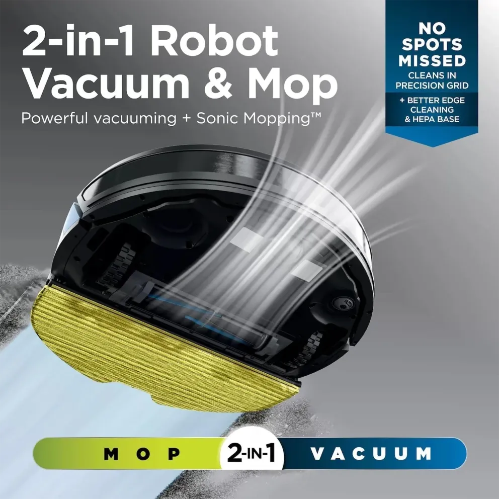 Shark 2-in-1 Robot Vacuum with Self-Empty Base (Refurbished)