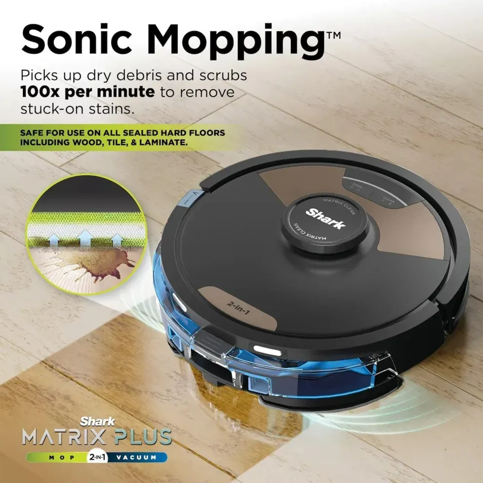Shark 2-in-1 Robot Vacuum with Self-Empty Base (Refurbished)