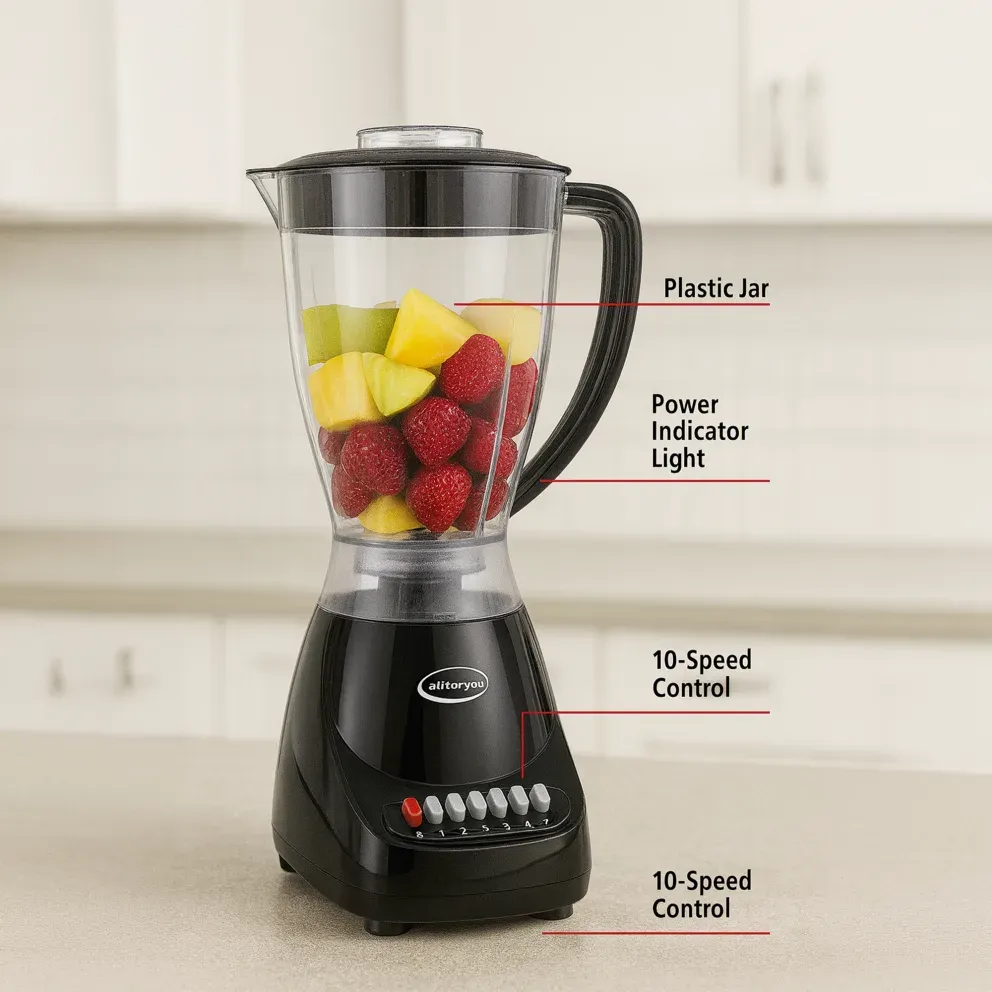 All for You 10-Speed Countertop Blender, Juicer &amp; Smoothie Maker