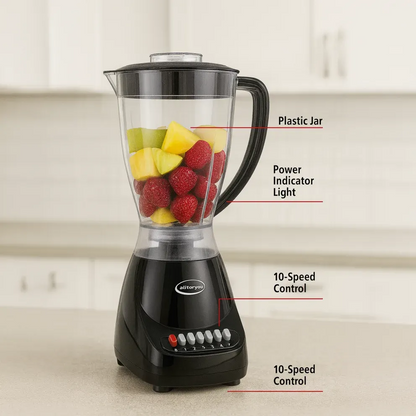 All for You 10-Speed Countertop Blender, Juicer &amp; Smoothie Maker