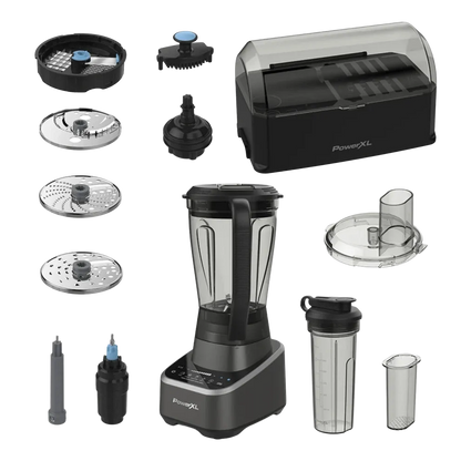 PowerXL SensiMax 1500W Blender &amp; Food Processor with Travel Cup
